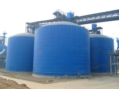 洮北水泥钢板库改造